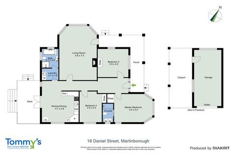 Photo of property in 18 Daniel Street, Martinborough, 5711