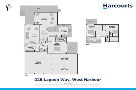 Photo of property in 2/22 Lagoon Way, West Harbour, Auckland, 0618