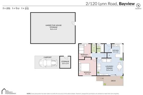 Photo of property in 2/120 Lynn Road, Bayview, Auckland, 0629