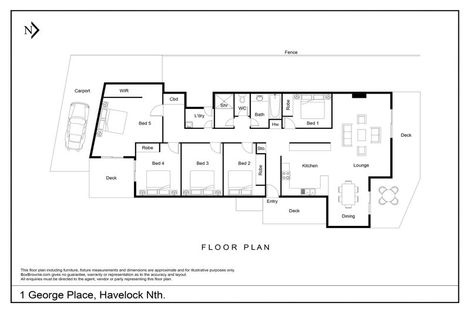 Photo of property in 1 George Place, Havelock North, 4130