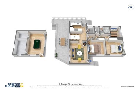 Photo of property in 5 Tango Place, Henderson, Auckland, 0610