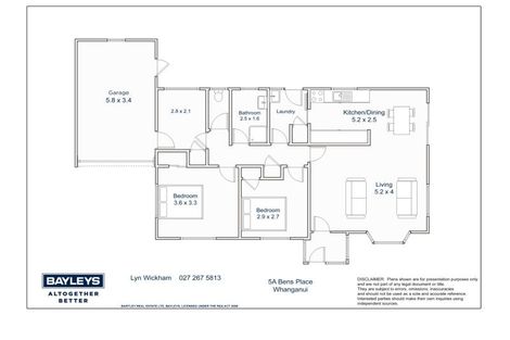 Photo of property in 5a Bens Place, Springvale, Whanganui, 4501