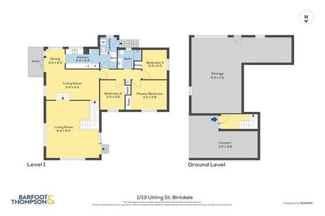 Photo of property in 1/13 Utting Street, Birkdale, Auckland, 0626