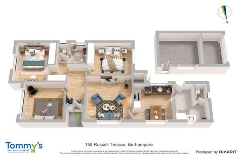 Photo of property in 158 Russell Terrace, Berhampore, Wellington, 6023