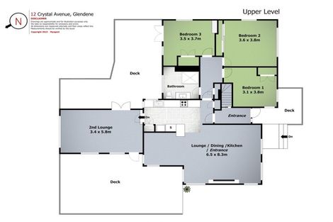 Photo of property in 12 Crystal Avenue, Glendene, Auckland, 0602