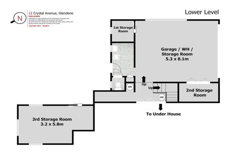 Photo of property in 12 Crystal Avenue, Glendene, Auckland, 0602