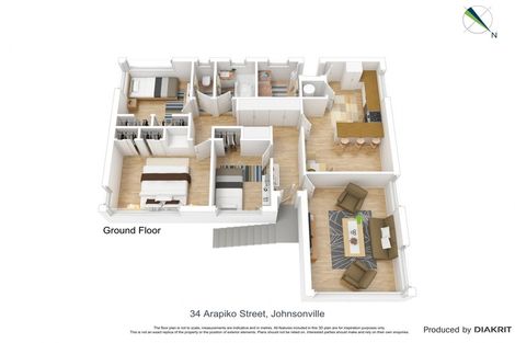 Photo of property in 34 Arapiko Street, Johnsonville, Wellington, 6037