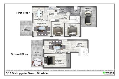 Photo of property in 3/19 Bishopgate Street, Birkdale, Auckland, 0626