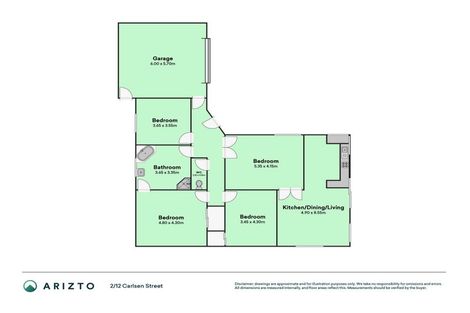 Photo of property in 2/12 Carlsen Street, Burwood, Christchurch, 8083