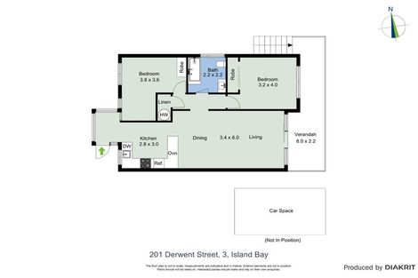 Photo of property in 3/201 Derwent Street, Island Bay, Wellington, 6023