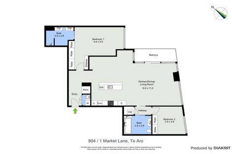 Photo of property in 804/1 Market Lane, Wellington Central, Wellington, 6011