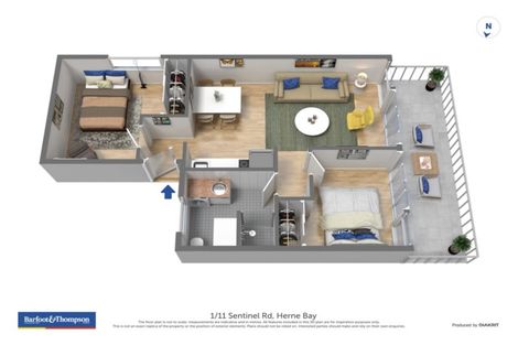 Photo of property in 1/11 Sentinel Road, Herne Bay, Auckland, 1011