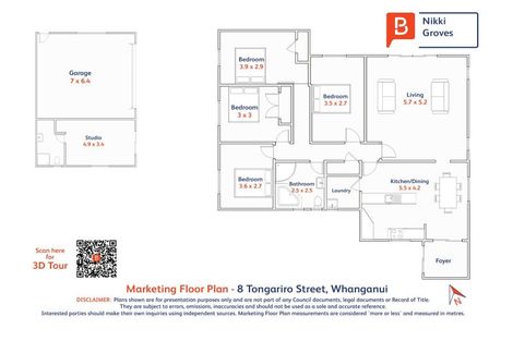 Photo of property in 8 Tongariro Street, Castlecliff, Whanganui, 4501