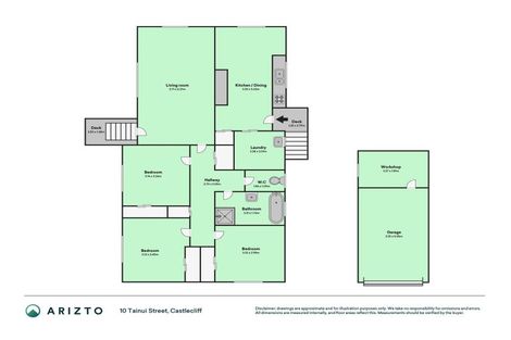 Photo of property in 10 Tainui Street, Castlecliff, Whanganui, 4501