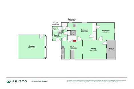 Photo of property in 119 Cornfoot Street, Castlecliff, Whanganui, 4501