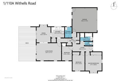 Photo of property in 1/110a Withells Road, Avonhead, Christchurch, 8042