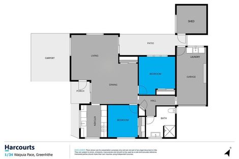 Photo of property in 1/34 Waipuia Place, Greenhithe, Auckland, 0632