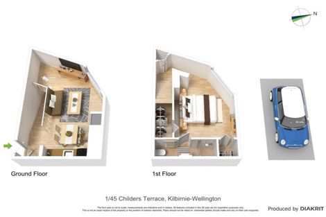 Photo of property in 1/45 Childers Terrace, Kilbirnie, Wellington, 6022