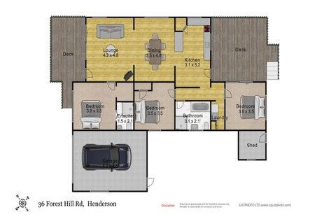 Photo of property in 36 Forest Hill Road, Henderson, Auckland, 0612