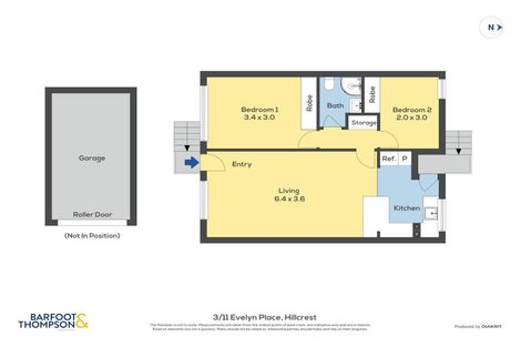 Photo of property in 3/11 Evelyn Place, Hillcrest, Auckland, 0627