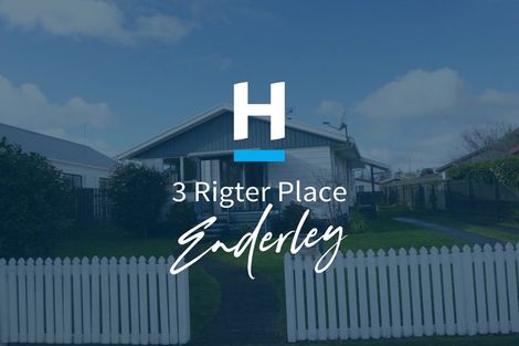 Photo of property in 3 Rigter Place, Enderley, Hamilton, 3214