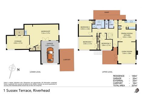 Photo of property in 1 Sussex Terrace, Riverhead, 0820