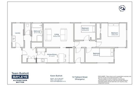 Photo of property in 12 Falkland Street, Whanganui East, Whanganui, 4500