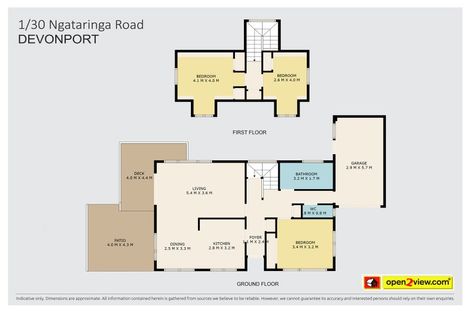 Photo of property in 1/30 Ngataringa Road, Devonport, Auckland, 0624