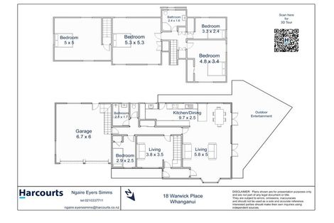 Photo of property in 18 Warwick Place, Springvale, Whanganui, 4501