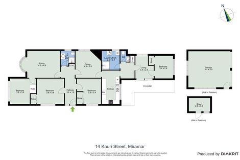 Photo of property in 14 Kauri Street, Miramar, Wellington, 6022