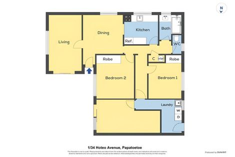 Photo of property in 1/34 Hoteo Avenue, Papatoetoe, Auckland, 2025