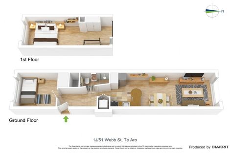 Photo of property in Qba Apartments, 1j/51 Webb Street, Mount Cook, Wellington, 6011