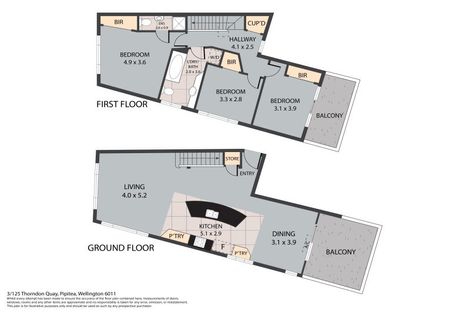 Photo of property in Endeavour Apartments, 3/125 Thorndon Quay, Pipitea, Wellington, 6011