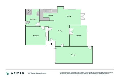 Photo of property in 1/19 Tower Street, Hornby, Christchurch, 8042