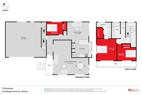 Photo of property in 2/23 Beatrice Avenue, Hillcrest, Auckland, 0627