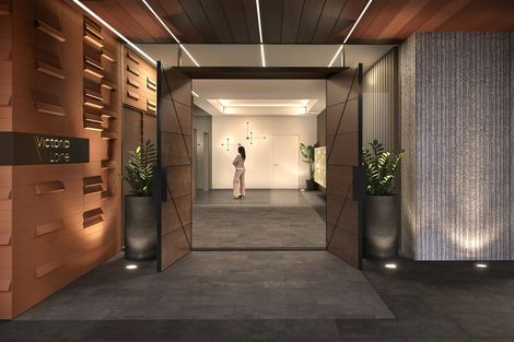 Photo of property in Victoria Lane Apartments, 1404/161 Victoria Street, Te Aro, Wellington, 6011