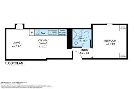 Photo of property in Quest On Johnston, 7/35d Johnston Street, Wellington Central, Wellington, 6011