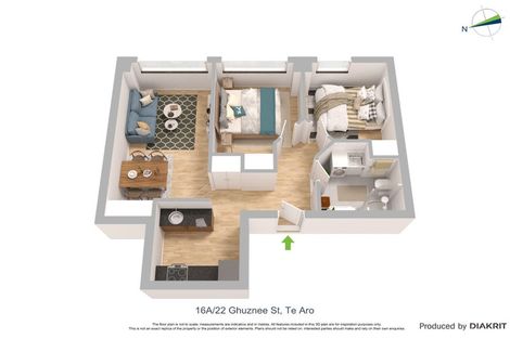 Photo of property in Atlas House, 16a/22 Ghuznee Street, Te Aro, Wellington, 6011