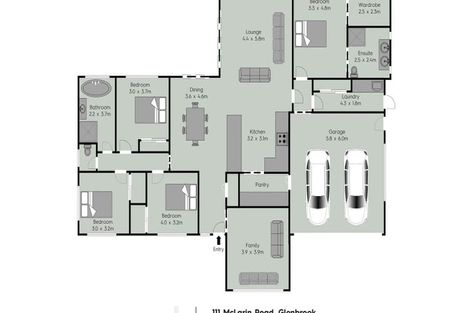 Photo of property in 111 Mclarin Road, Glenbrook, 2681