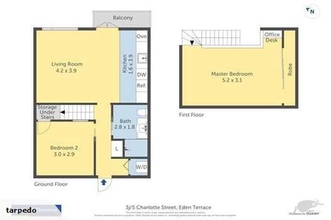 Photo of property in 3e/5 Charlotte Street, Eden Terrace, Auckland, 1021