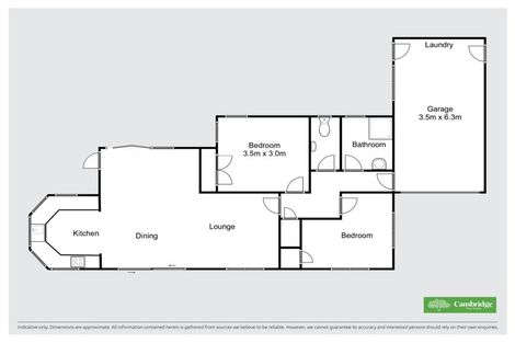 Photo of property in 28a Pope Terrace, Leamington, Cambridge, 3432