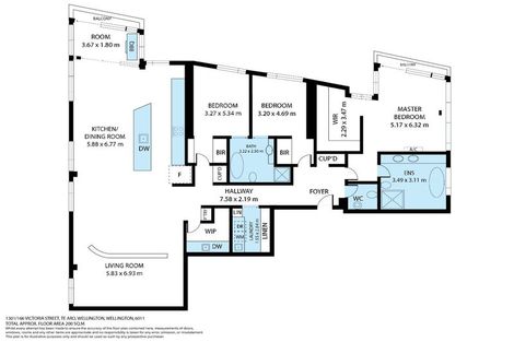 Photo of property in Vsp Nothern Tower, 1301/166 Victoria Street, Te Aro, Wellington, 6011