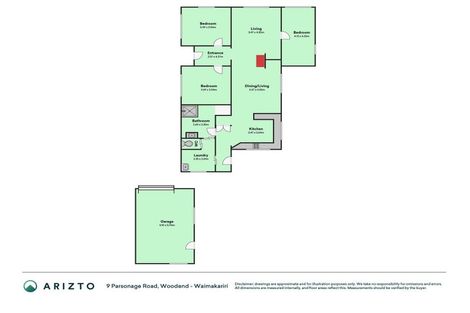 Photo of property in 9 Parsonage Road, Woodend, 7610