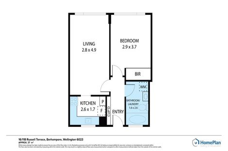 Photo of property in Beresford Apartments, 16/118 Russell Terrace, Berhampore, Wellington, 6023