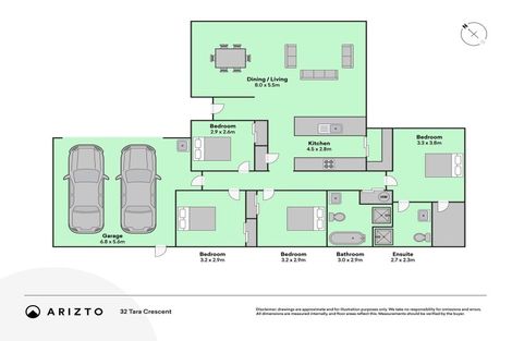 Photo of property in 32 Tara Crescent, Woodend, 7610