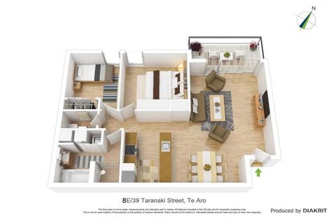 Photo of property in Bellagio Apartments, 8e/39 Taranaki Street, Te Aro, Wellington, 6011