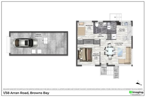 Photo of property in 1/58 Arran Road, Browns Bay, Auckland, 0630