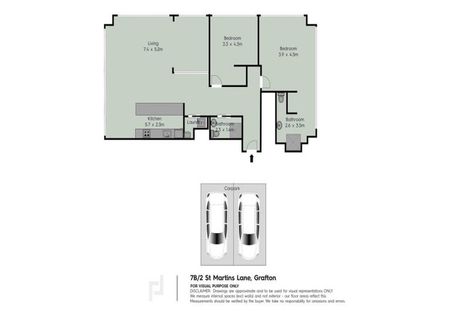 Photo of property in 7b/2 Saint Martins Lane, Grafton, Auckland, 1010