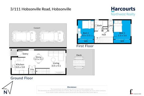 Photo of property in 3/111 Hobsonville Road, West Harbour, Auckland, 0618