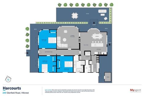 Photo of property in 249 Glenfield Road, Hillcrest, Auckland, 0627